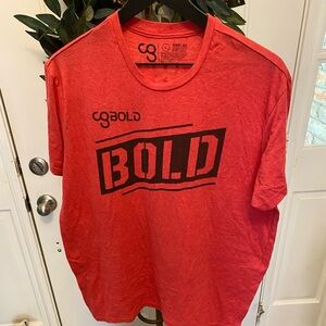 CG Bold Camp Gladiator Red Graphic Tee T Shirt SS L